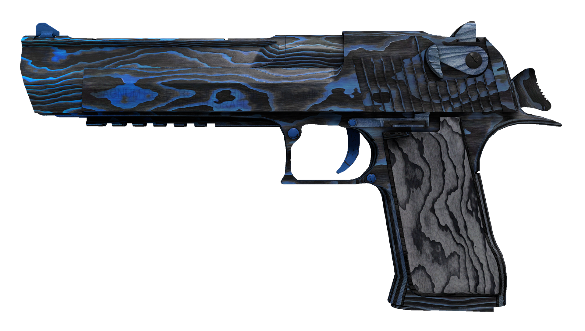 Desert Eagle Синяя фанера