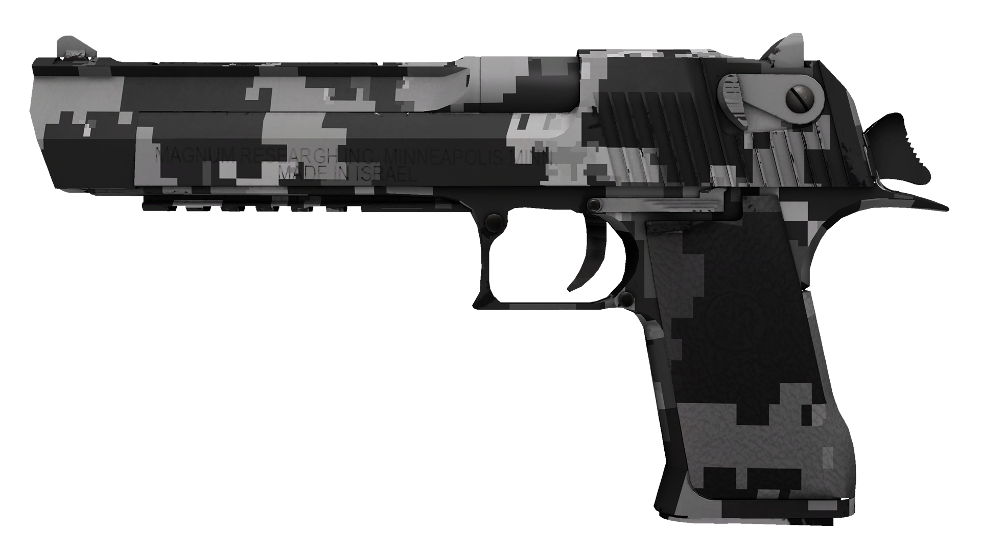 Desert Eagle Пиксельный камуфляж «Город»