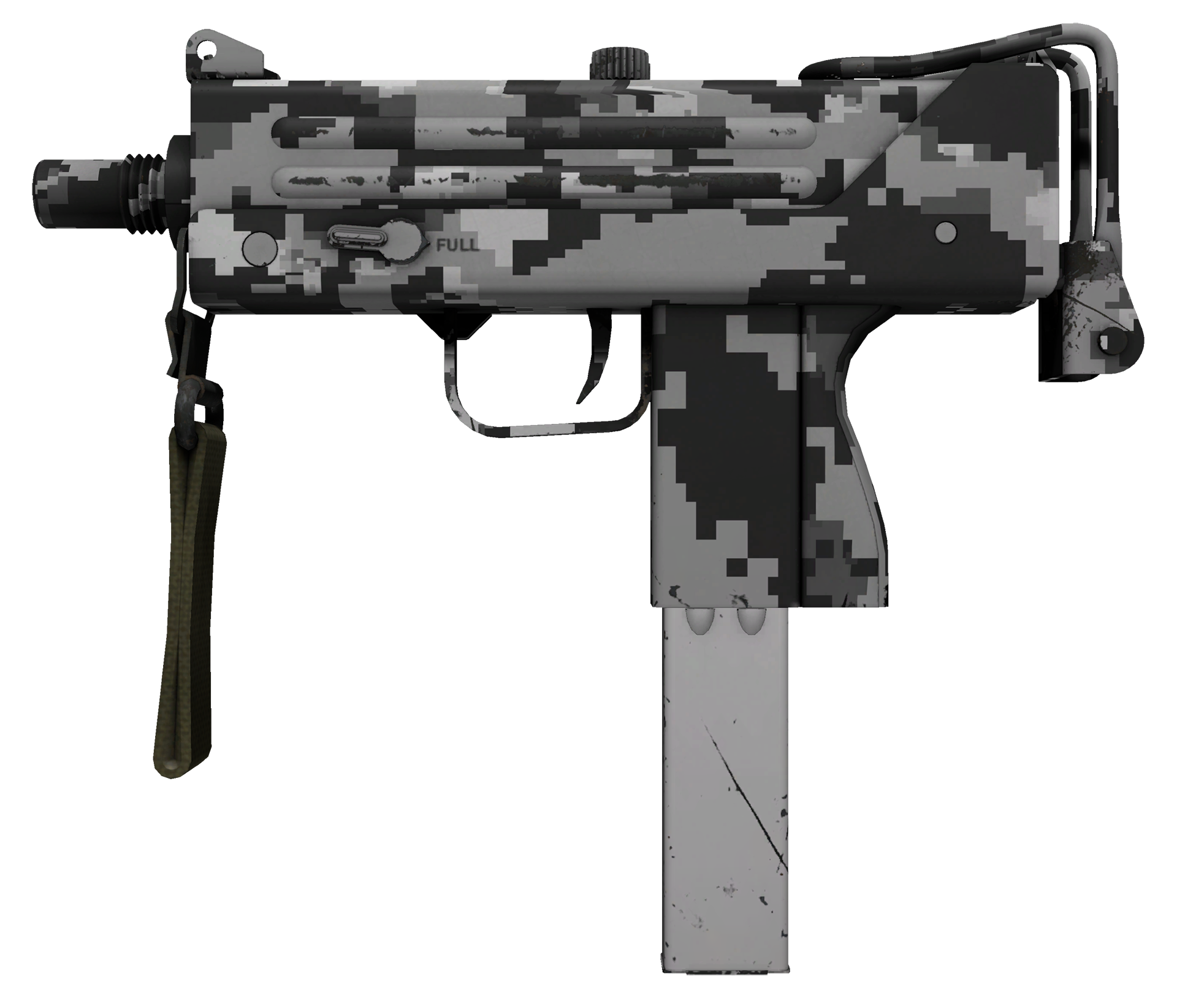 MAC-10 Пиксельный камуфляж «Город»