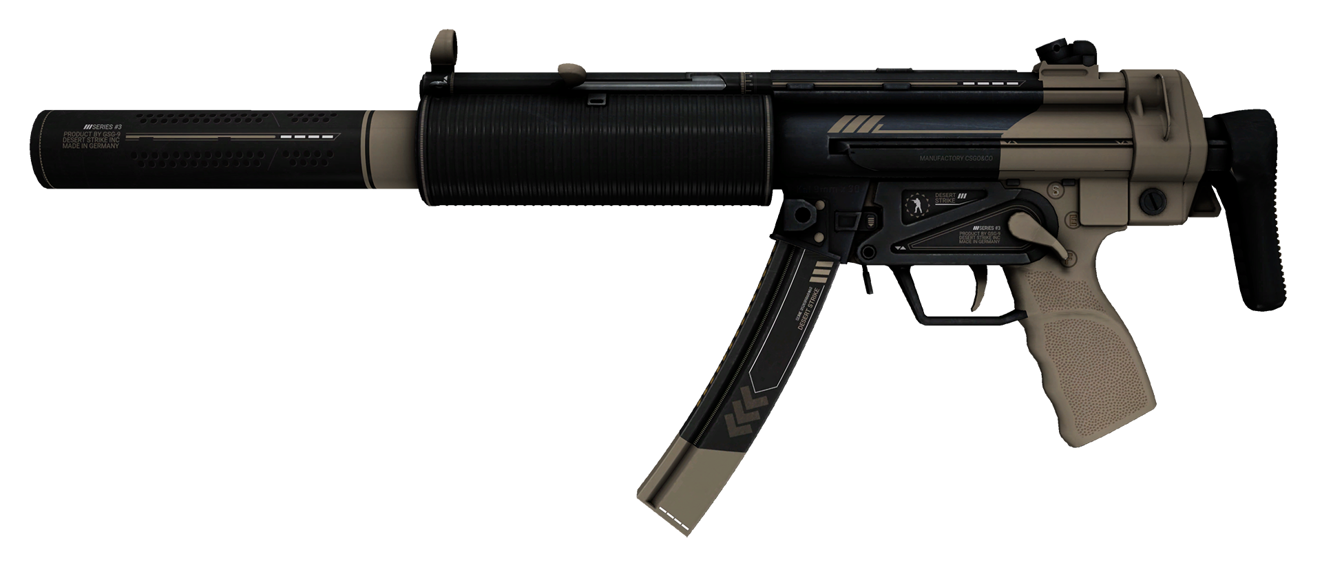 MP5-SD Пустынная атака