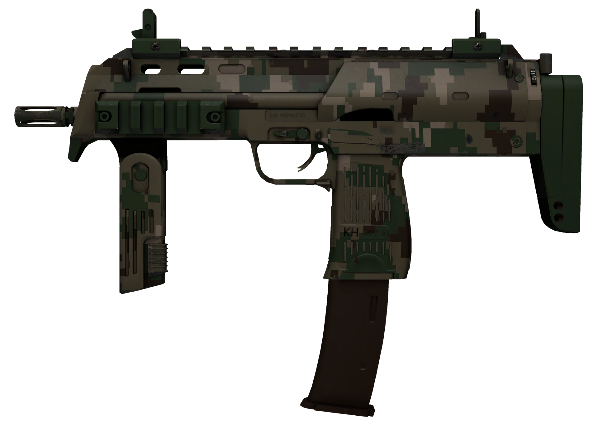 MP7 Пиксельный камуфляж «Лес»