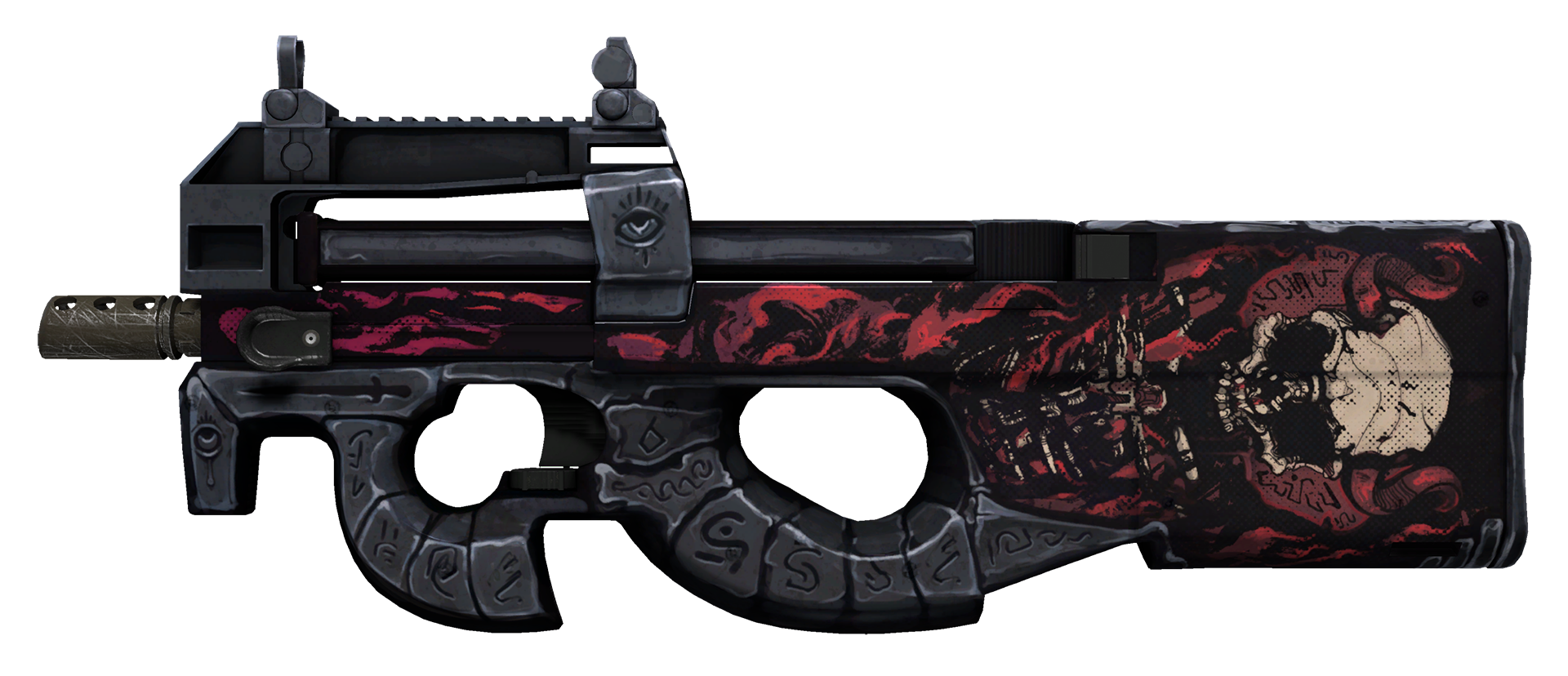 P90 Неглубокая могила