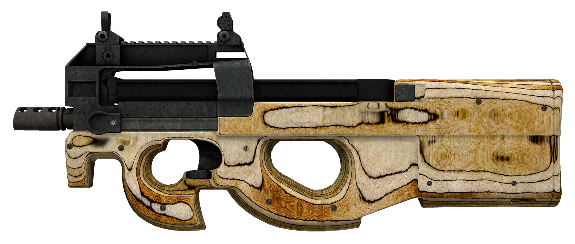 P90 Резной приклад