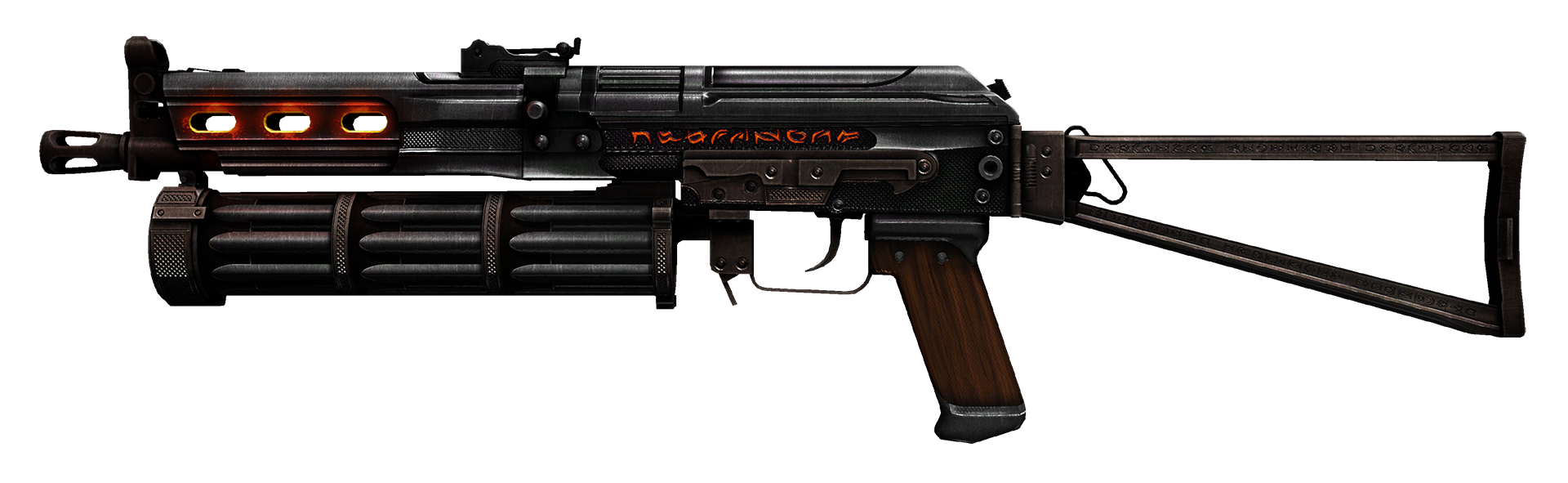 ПП-19 «Бизон» Рунопись