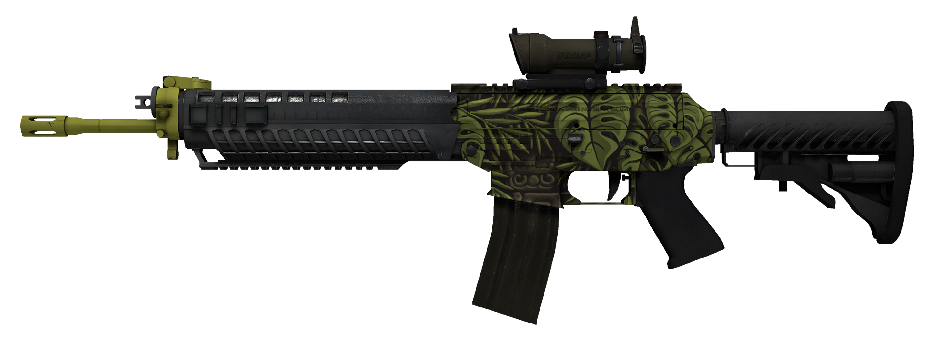 SG 553 Заросшие руины
