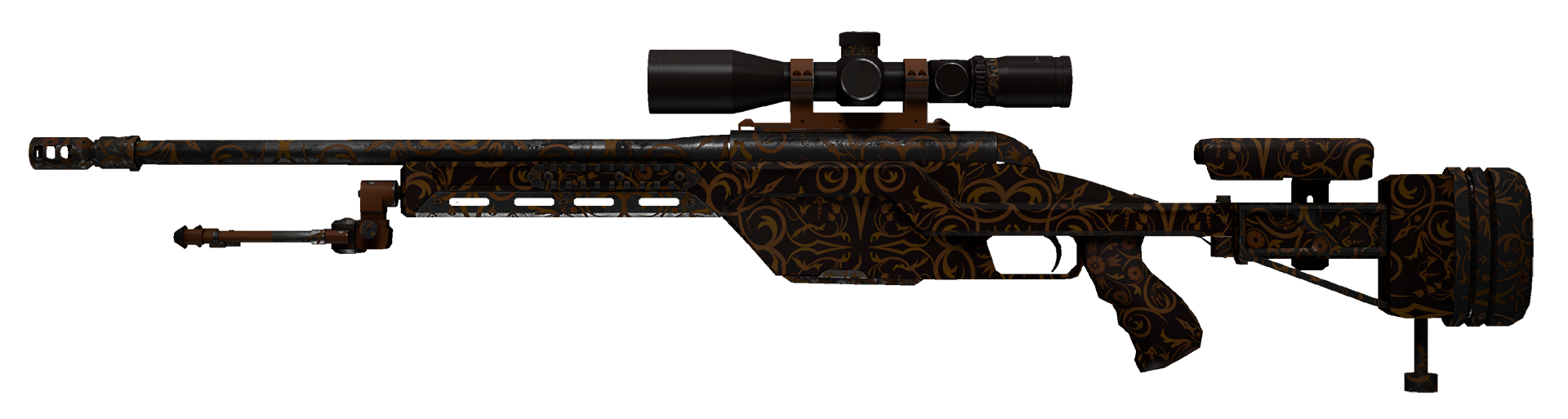 SSG 08 Оранжевая филигрань
